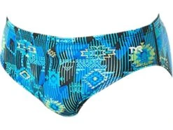 TYR Azoic All Over Racer Brief Badehose Blue/multi - 3