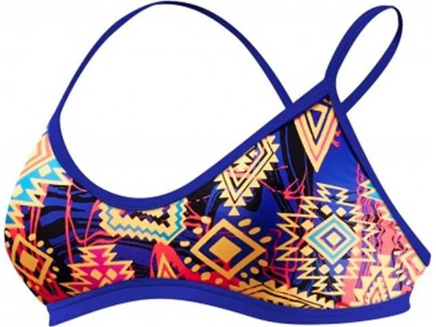 TYR Santa Ana Schwimmbikini Trinity Top + Cove Mini Bikini Bottom - 34 Blue/coral 2 TYR Santa Ana Schwimmbikini Trinity Top + Cove Mini Bikini Bottom - 34 Blue/coral – Bild 2