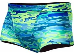 TYR Serenity All Over Trunk Badehose Blue/green - 2