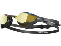 TYR Tracer X RZR Racing Mirror Schwimmbrille Adult Fit - Gold/black/black