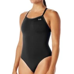 TYR Castaway Diamondfit Damen Badeanzug Schwarz