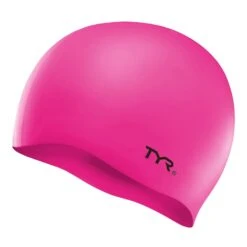 TYR Silicon No Wrinkle Kinder Schwimmkappe Rosa