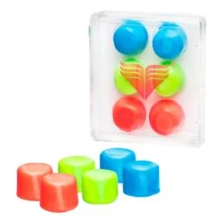 TYR Multicolor Kinder Silikon Ohrstöpsel Kit (6 Stück)