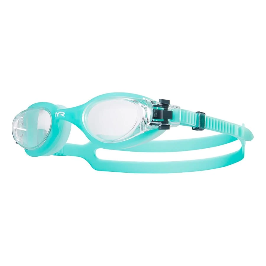 TYR Vesi TM Damen Schwimmbrille Türkis-blau Mit Transparenten Gläsern 1 TYR Vesi TM Damen Schwimmbrille Türkis-blau Mit Transparenten Gläsern