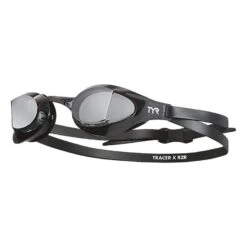 TYR Tracer X Racing Schwimmbrille Schwarz Mit Schwarz Getönten Gläsern