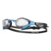 TYR Tracer X Racing Schwimmbrille Schwarz Blau Mit Durchsichtigen Gläsern