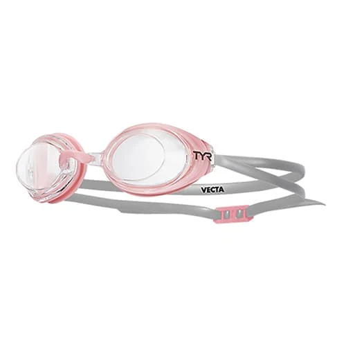 TYR Vecta Racing Schwimmbrille Grau/rosa Mit Transparenten Gläsern 1 TYR Vecta Racing Schwimmbrille Grau/rosa Mit Transparenten Gläsern