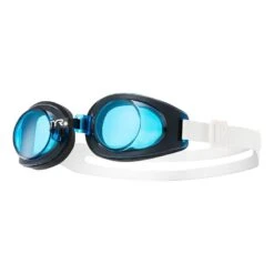 TYR Foam Kinder Schwimmbrille Weiß/schwarz Mit Blauen Gläsern