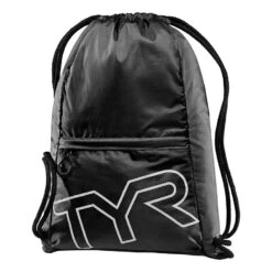 Schwimmsack TYR Kordelzug 13L Schwarz