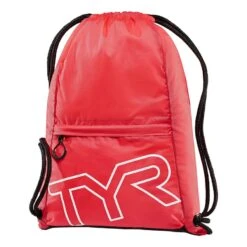 Schwimmsack TYR Kordelzug 13L Rot