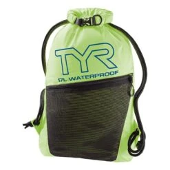 Wasserdichte TYR Schwimmtasche Alliance 17L Gelb