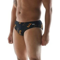 TYR Cascading Racer Badeanzug Schwarz Orange