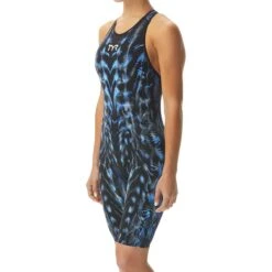 TYR Venzo Genesis Closed Back Damen Badeanzug Blau/schwarz