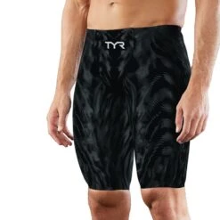 TYR Venzo Genesis High Waist Jammer Badehose Schwarz/grau